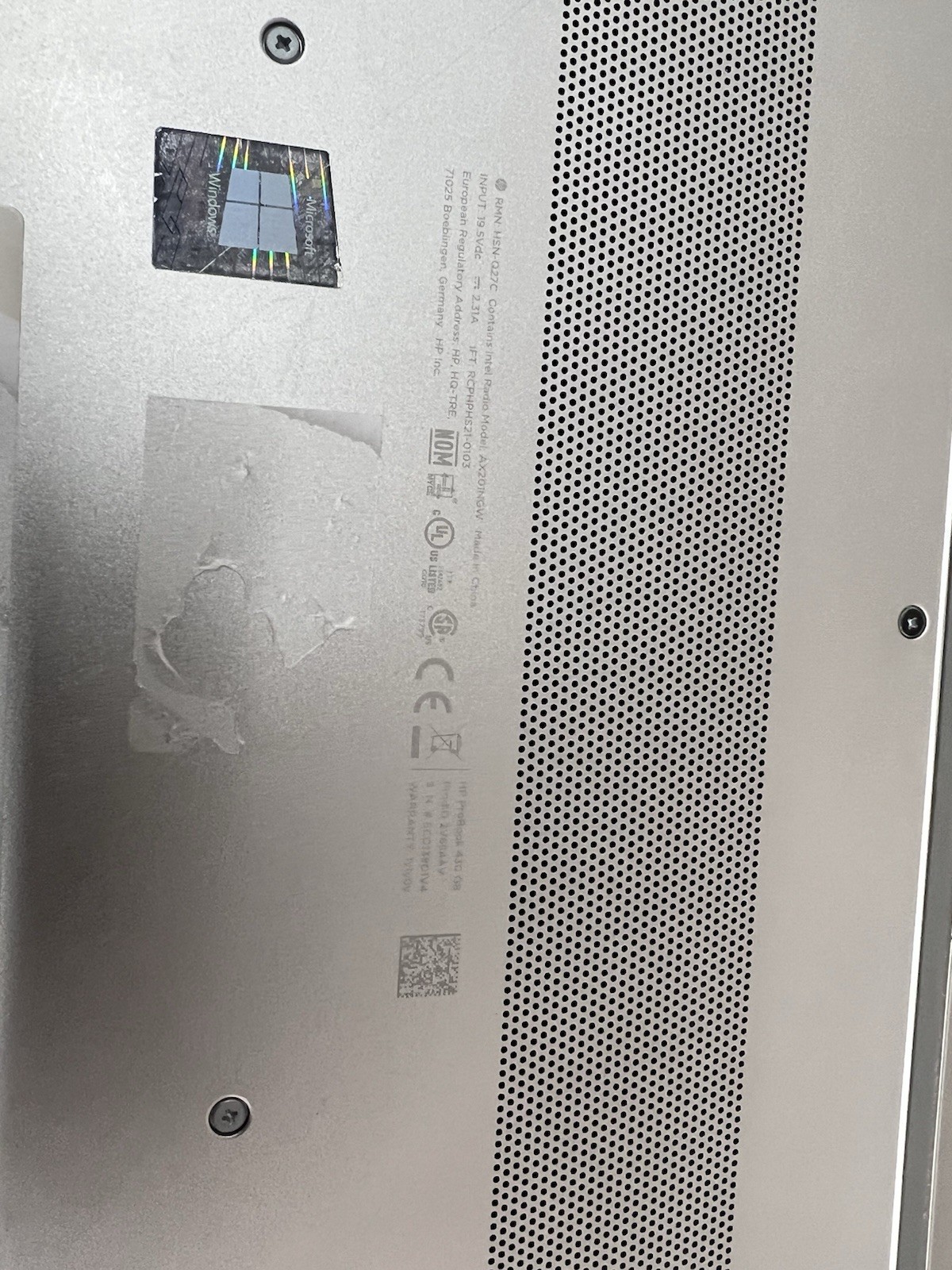 HP ProBook 430 G8 Intel Core i3-1115G4 @ 3.00Ghz 8GB RAM 256SSD NO OS