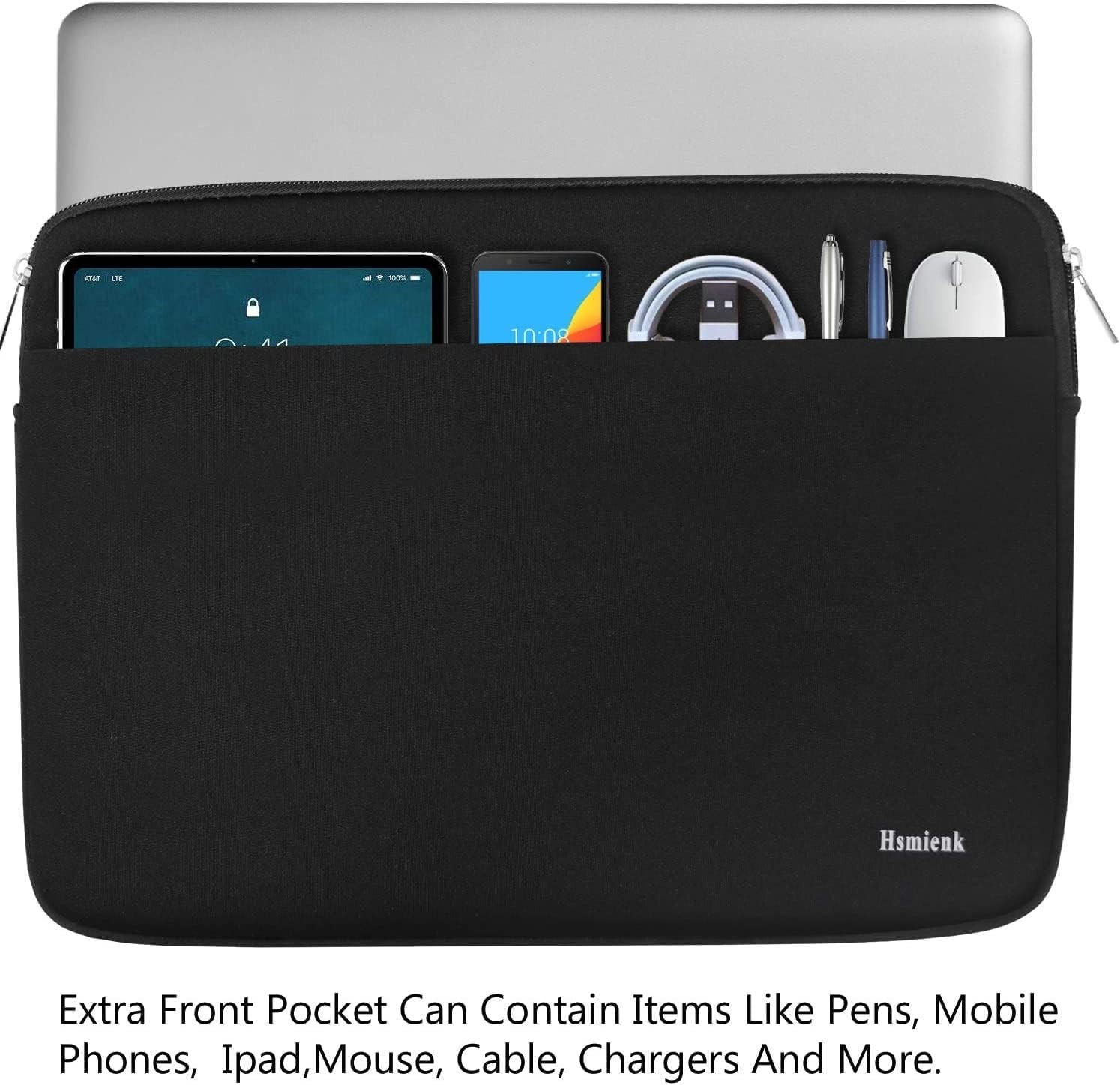 Shockproof 15.6″ Laptop Sleeve Case, Protective Notebook Cover for Dell, Lenovo,