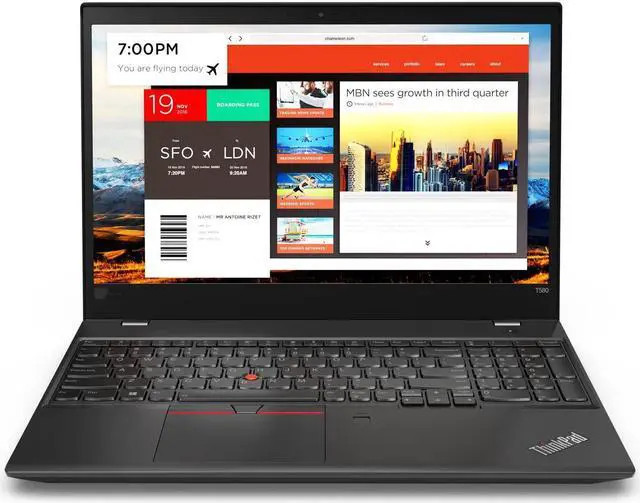 Lenovo Thinkpad T580 16 GB Intel 512GB SSD W10 Pro Core i5 16GB RAM