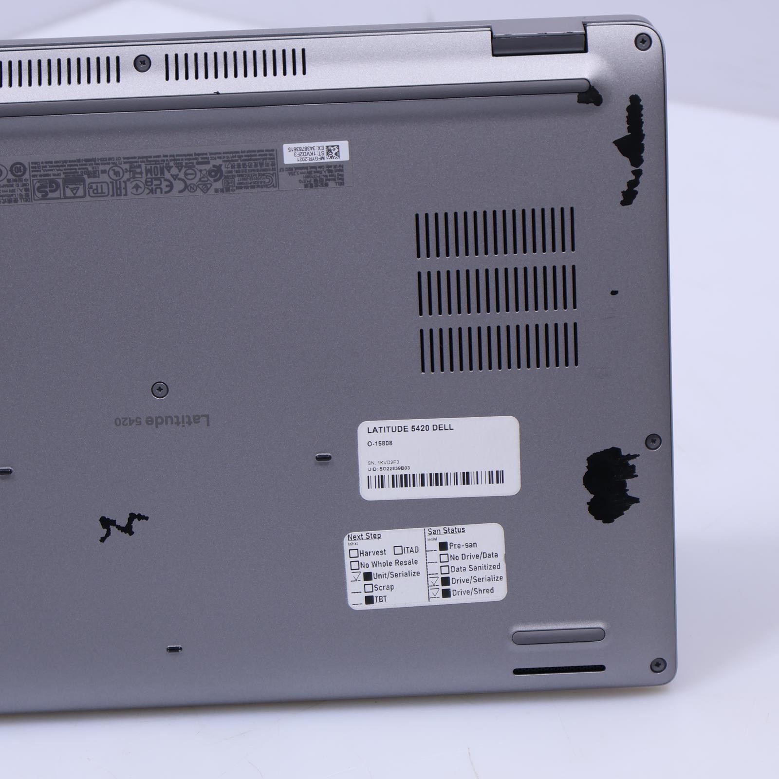 Dell Latitude 5420 Intel Core i7 11th Gen 16GB RAM No Drive/OS Laptop B6