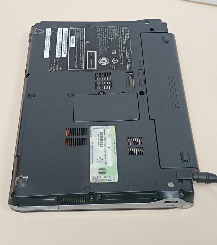 Sony VAIO Serie VGN – TX750 Model PCG – 4G1L Personal Computer Windows xp. READ