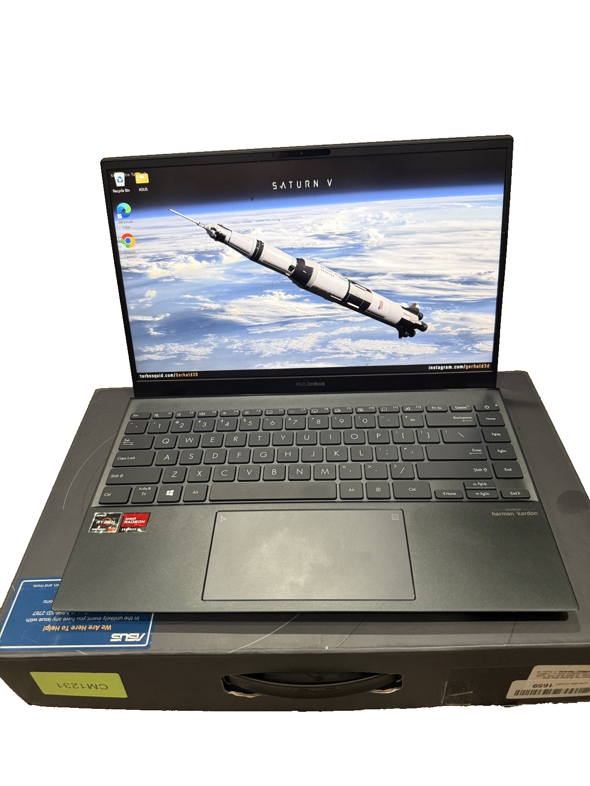 ASUS – Zenbook OLED 14″ , AMD Ryzen 5000 Series, 16GB RAM 1TB SSD