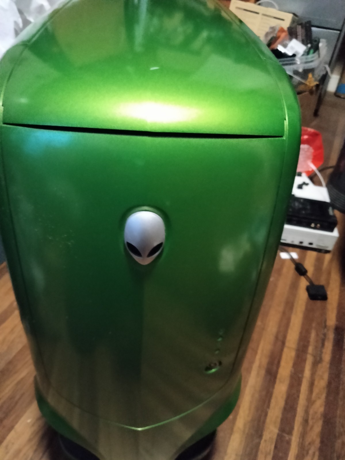 Vintage Pre Dell Alienware Area51 Cyborg Green PC Rare 2003!