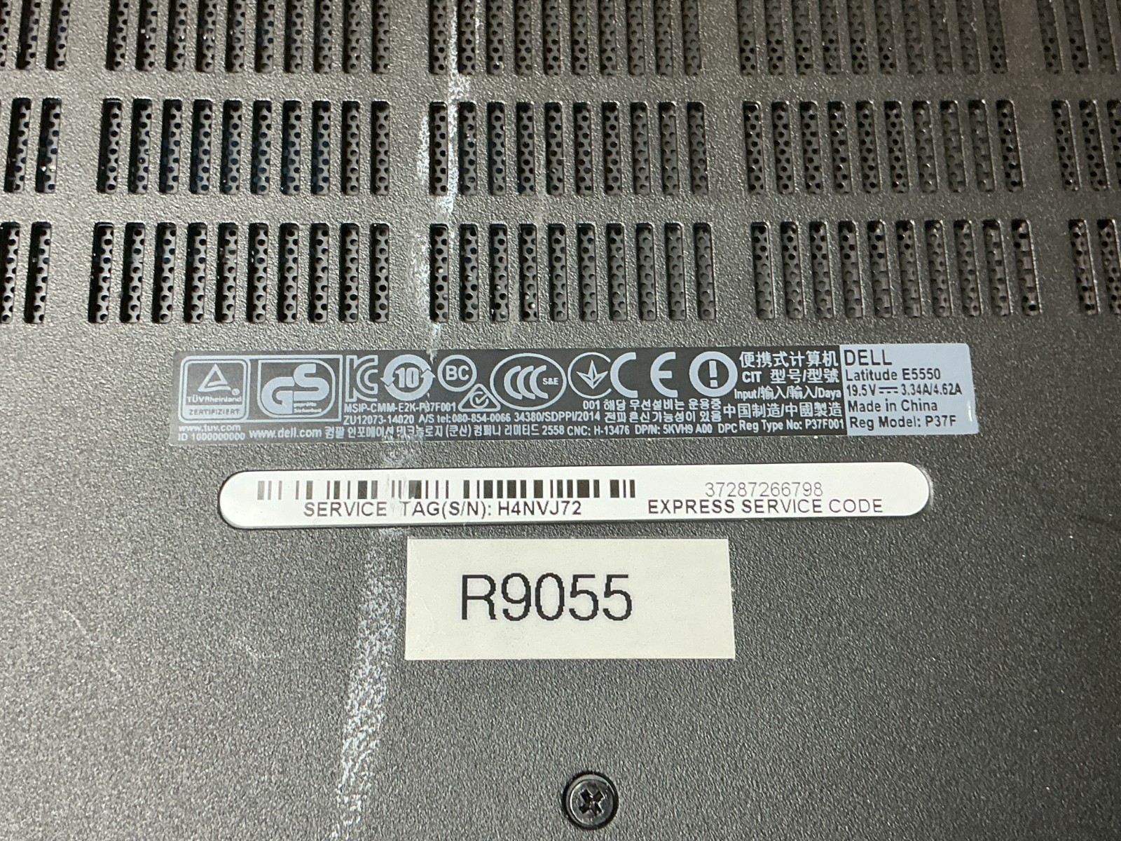 Dell latitude E5550 laptop core i7-5600U 2.60GHz 8GB Ram Windows 10 Pro