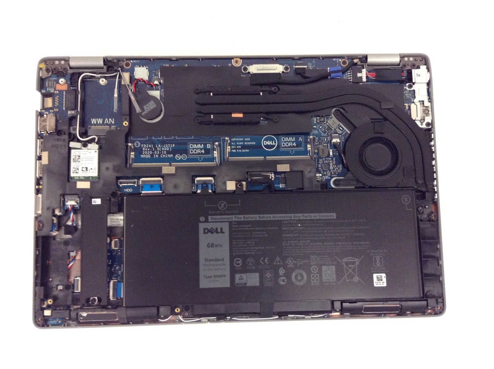 Dell Latitude 5410 Laptop i5-10310U 1.70GHz 14″ FHD, No RAM NO HDD, For Parts