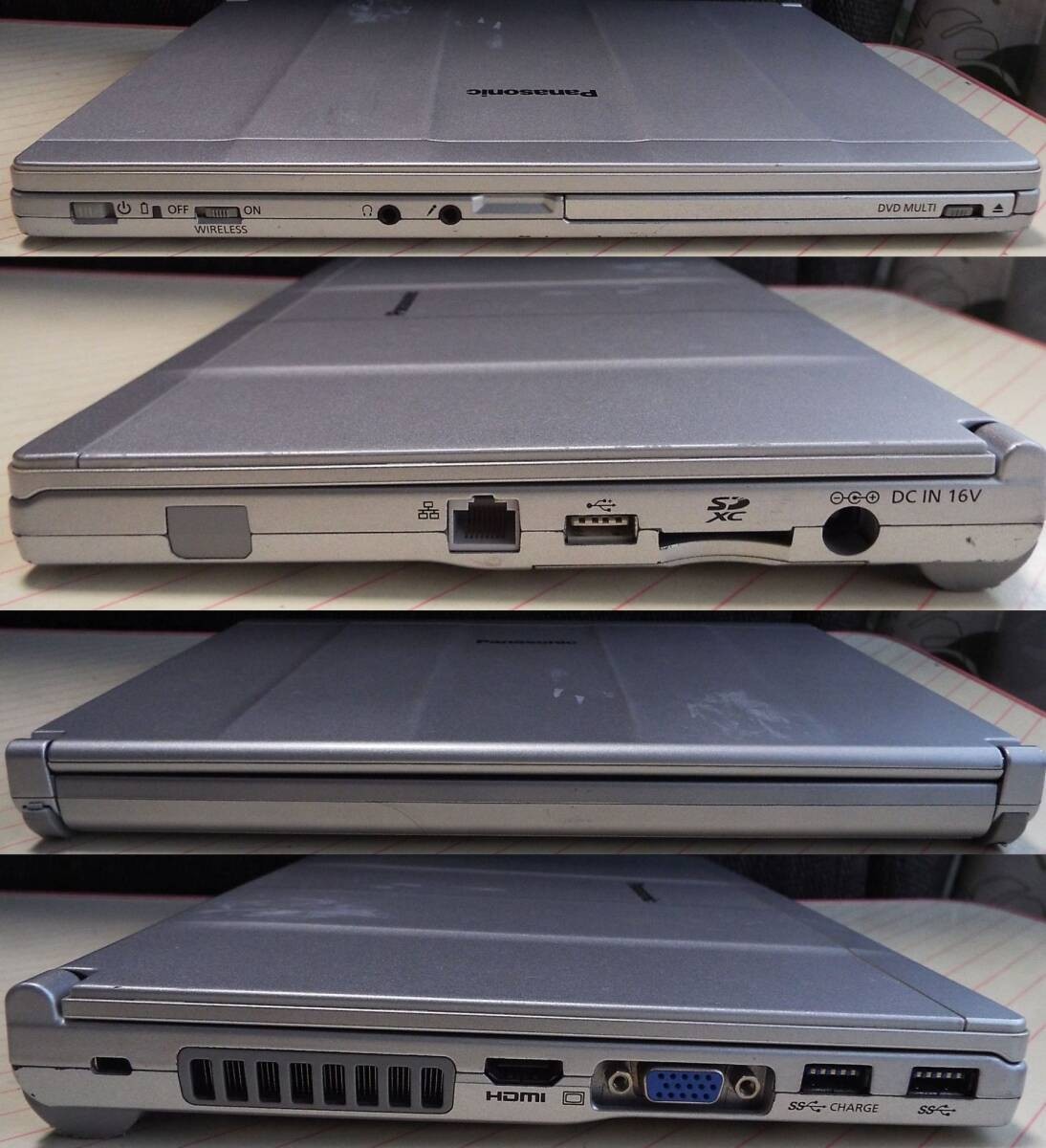 Panasonic Let’s Note CF-SX2 Intel Core i5 SSD 128GB GB 4GB Used w/AC From JP