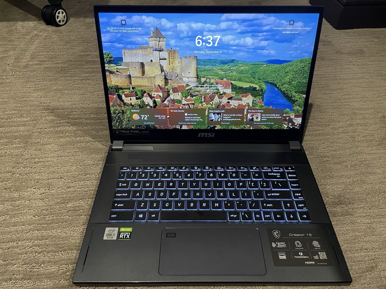 MSI Creator 15 Gaming Laptop