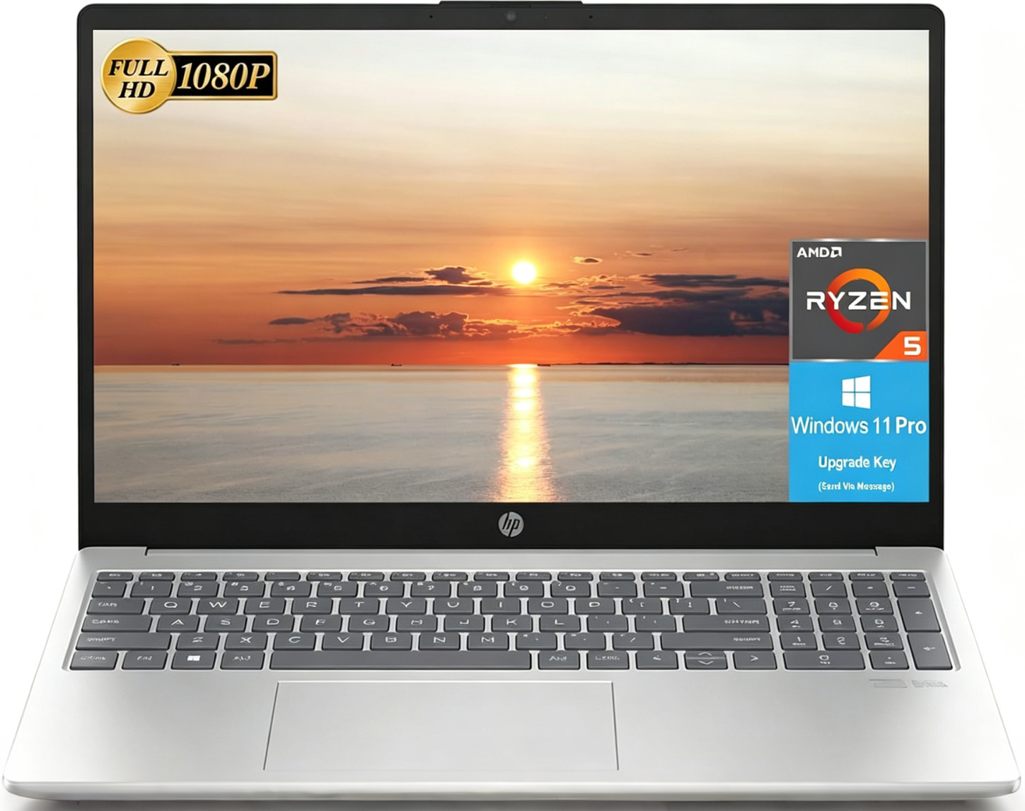 HP 15.6″ FHD Flagship Business Laptop AMD Ryzen 5 7520U 16GB DDR5 RAM 256GB SSD