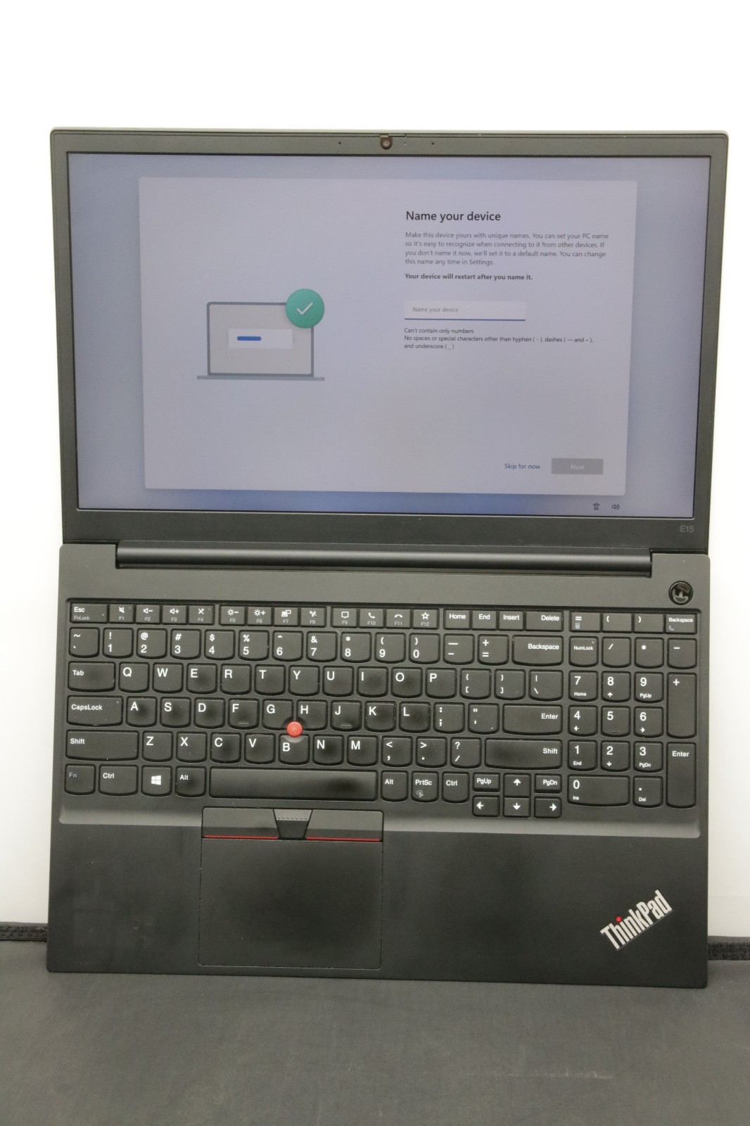 Lenovo ThinkPad E15 G3 – Ryzen 7 5700U – 8GB, 256GB, Windows 11, 15.6″ +Adapter