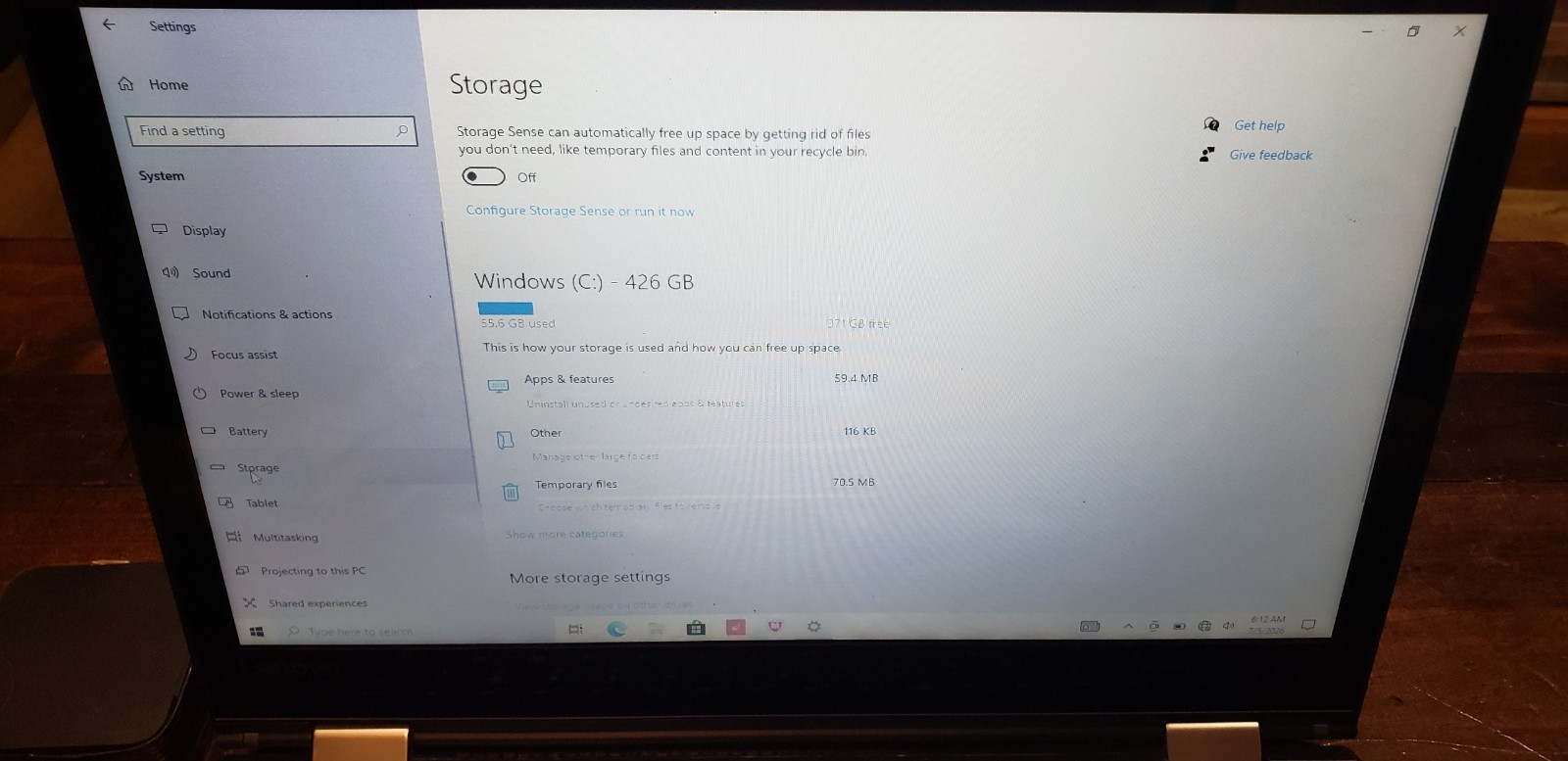 Lenovo Ideapad FLEX 4-1470 14″ Pentium 4405U 2.1GHz 4GB RAM 500GB HDD & Charger