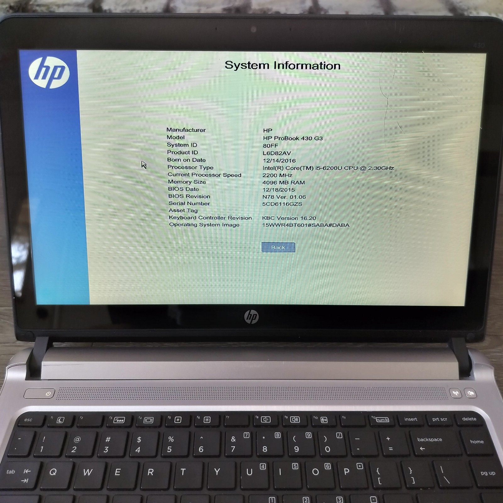 HP ProBook 430 G3 | i5-6200U 2.3GHz | 4GB RAM DDR3| 500GB SSD | Adapter