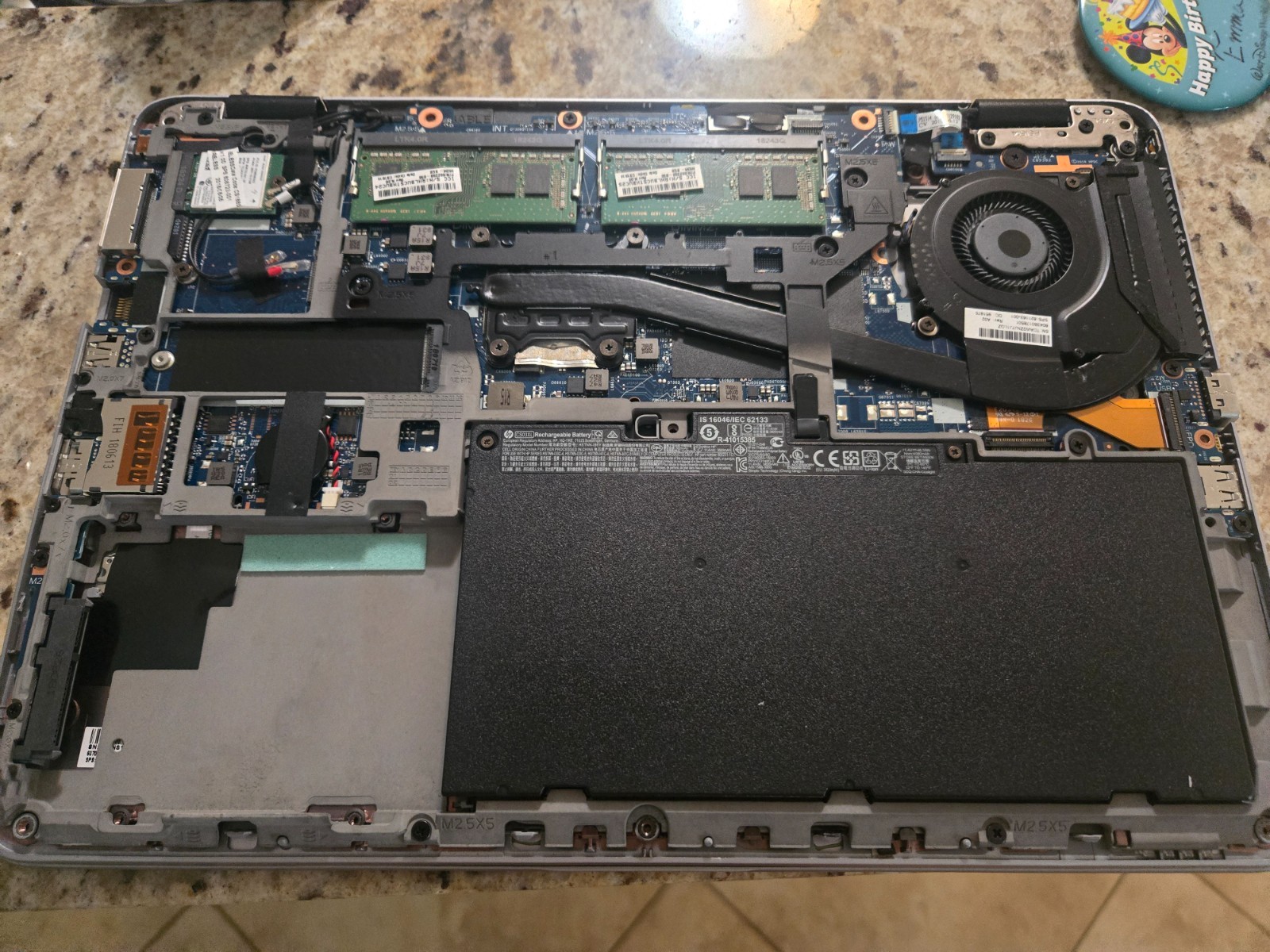 hp elitebook 840 g3 parts (2x8gb ddr4)