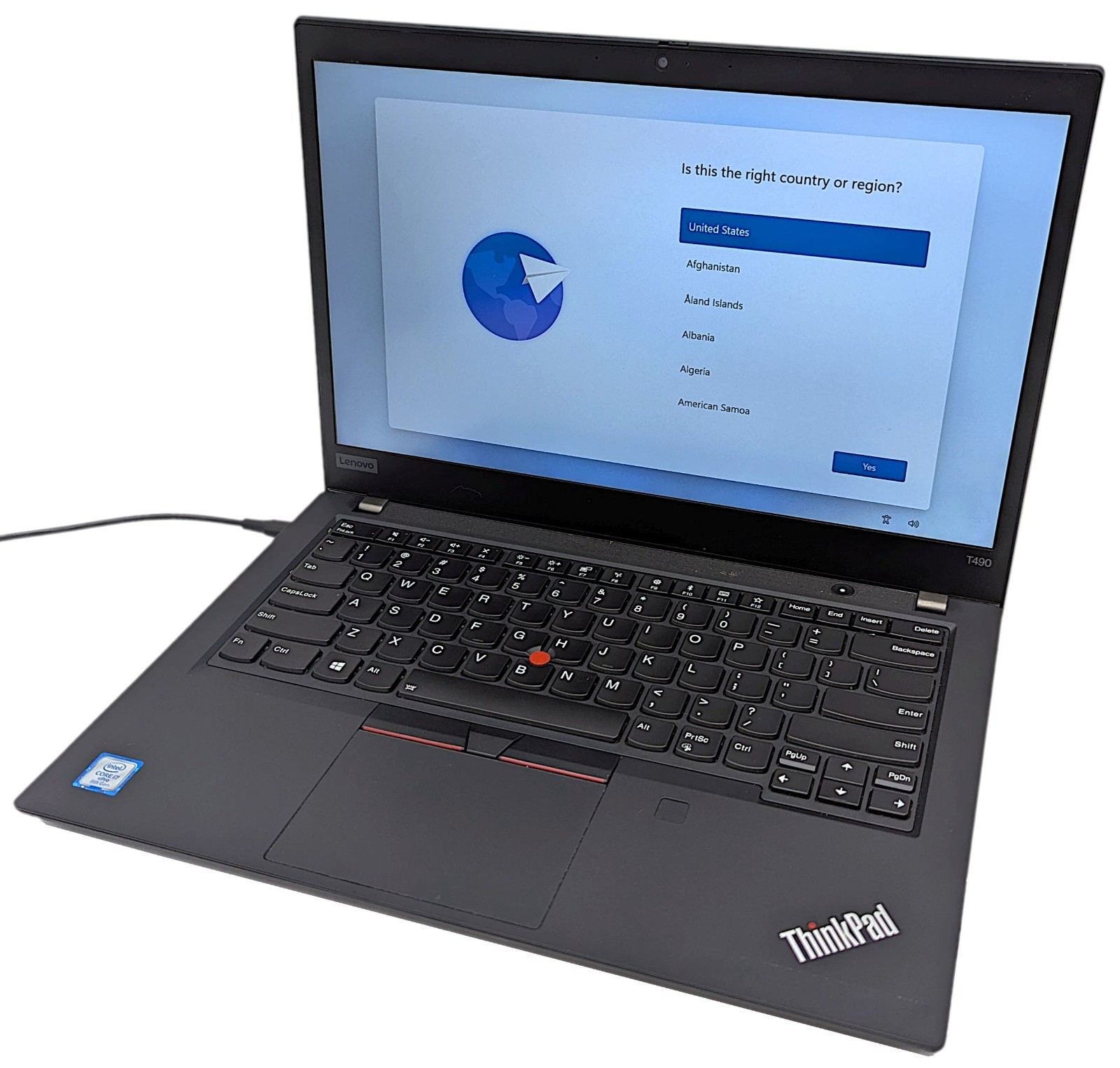 Lenovo ThinkPad T490 14″ Laptop i7-8665U 1.90GHz 8GB RAM 500GB NVMe Windows 11