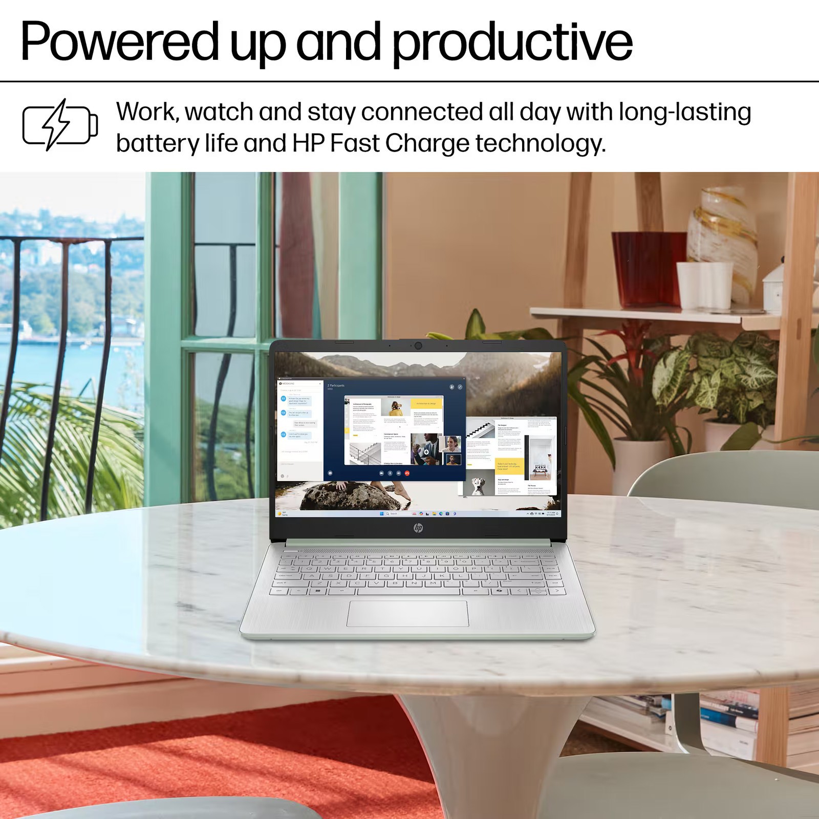 HP 14 Student Laptop Back to School, Quad-Core Processor 8GB RAM 128GB UFS