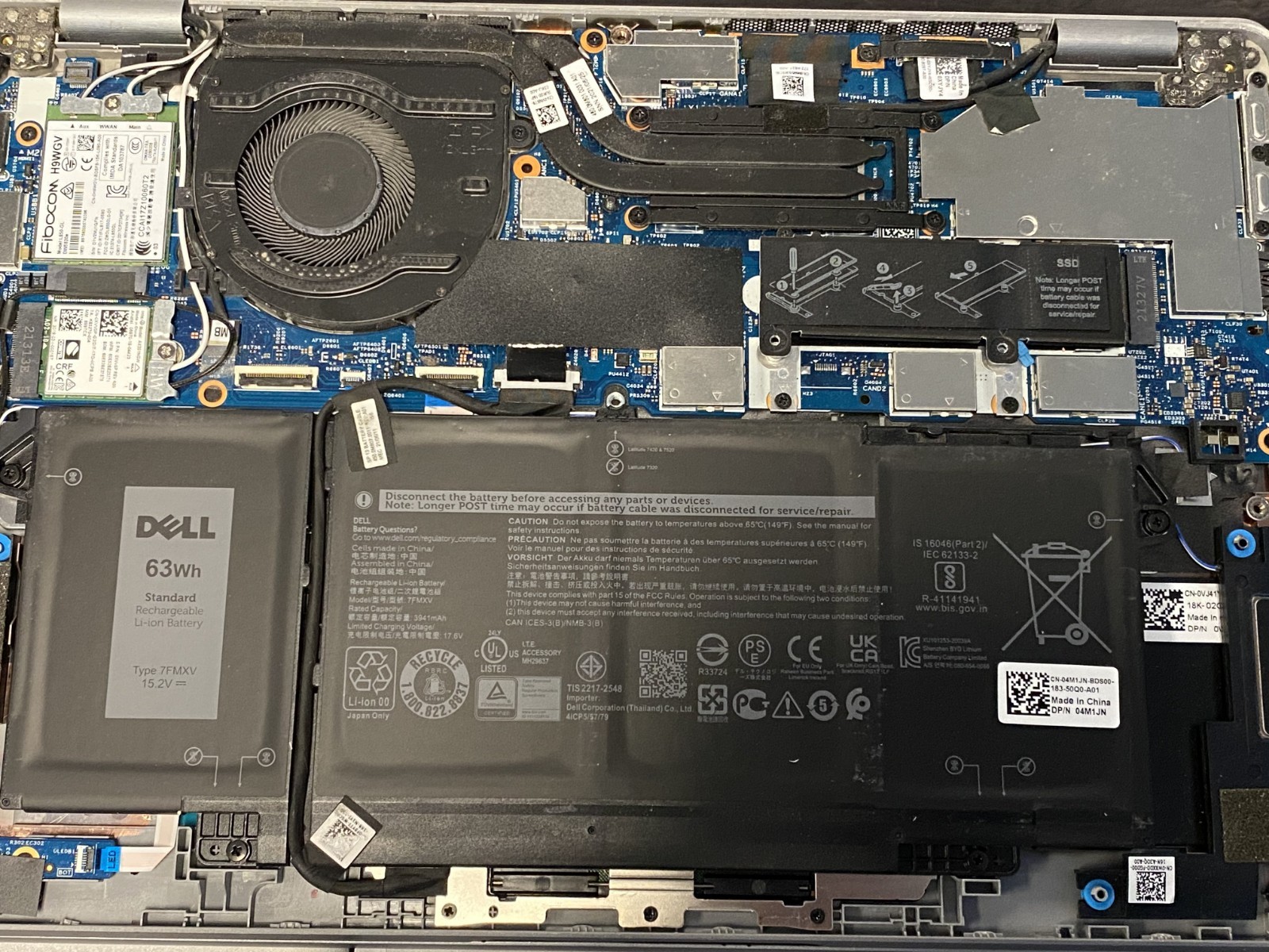 Dell Latitude 5320 Touchscreen Laptop i7-1185G7 16GB RAM No SSD No OS