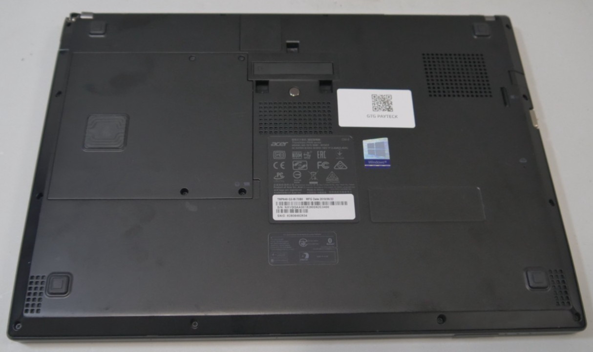 Acer TravelMate Laptop 16GB RAM 512GB SSD, Intel Core i7-7500u Win 11-PAYTECK
