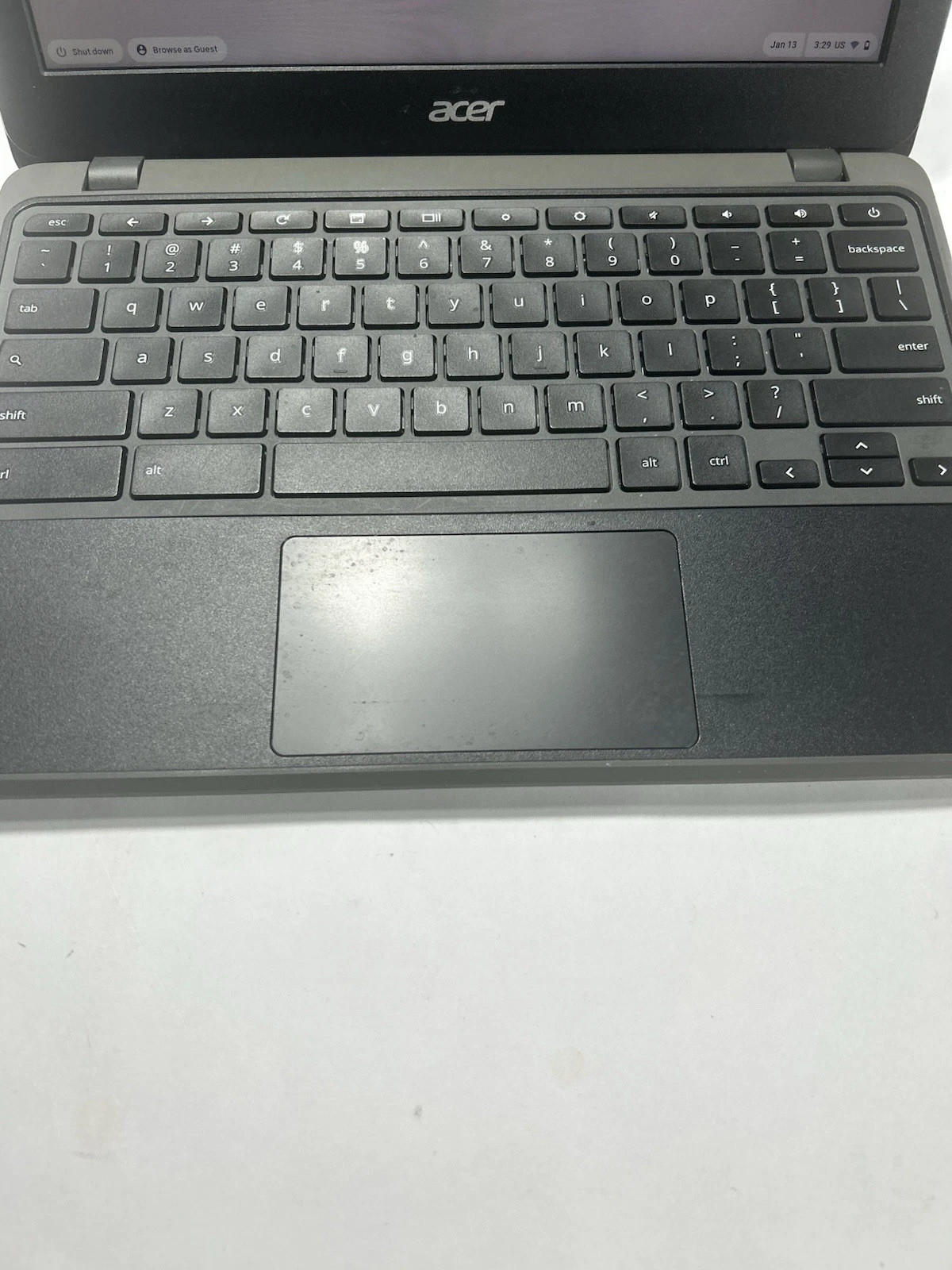 Acer Chromebook C732T 11.6″ Celeron N3350 4GB 32GB Touch ChromeOS Grade B