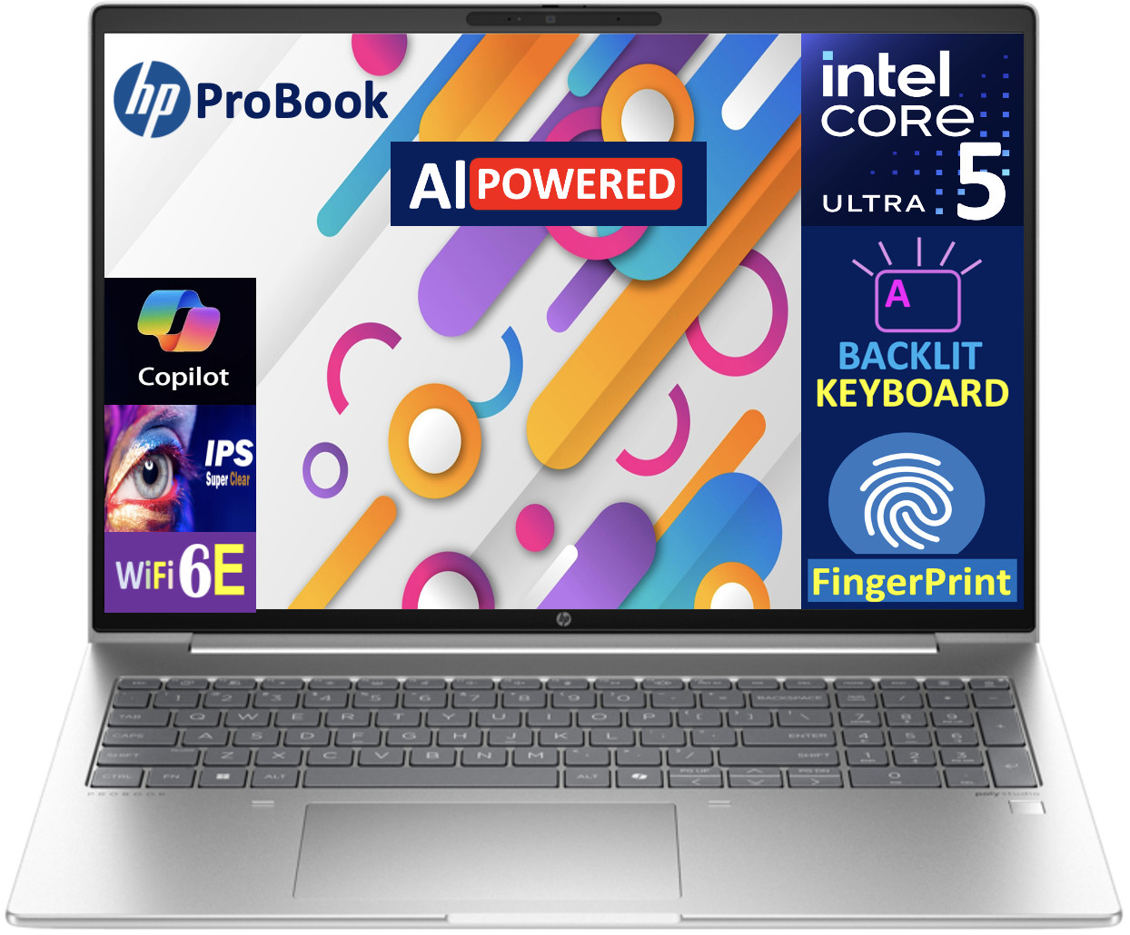 HP Probook 460 16.0″ 1920×1200 Ultra 5 125U 16GB 512GB SSD FreeDos