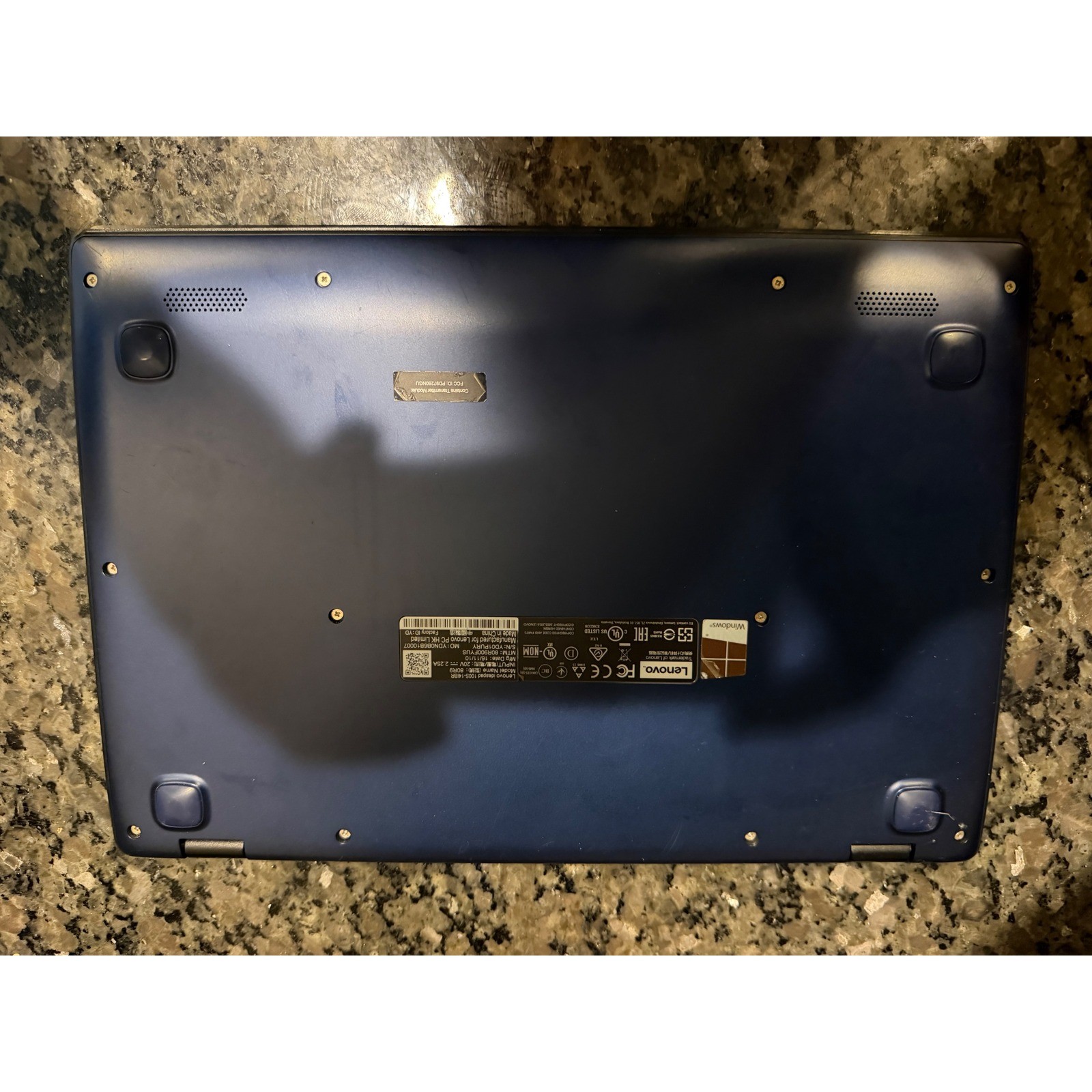 Lenovo Ideapad 100S-14IBR Laptop 80R9 Navy Blue Intel Untested Parts Only