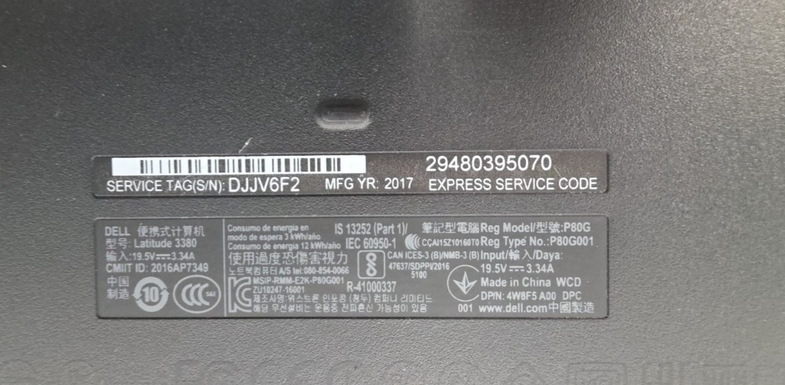Dell latitude 3380| Touch| Intel Core i3-6006U|4GB RAM 128GB SSD| Win 10 Pro #4