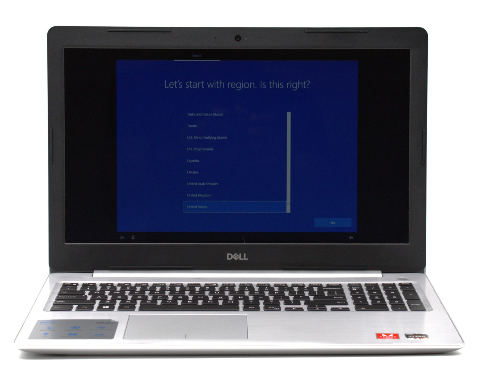 Dell Inspiron 5575 – FHD Touch – Ryzen 5 2500U – 8GB RAM – 1TB HDD – Silver