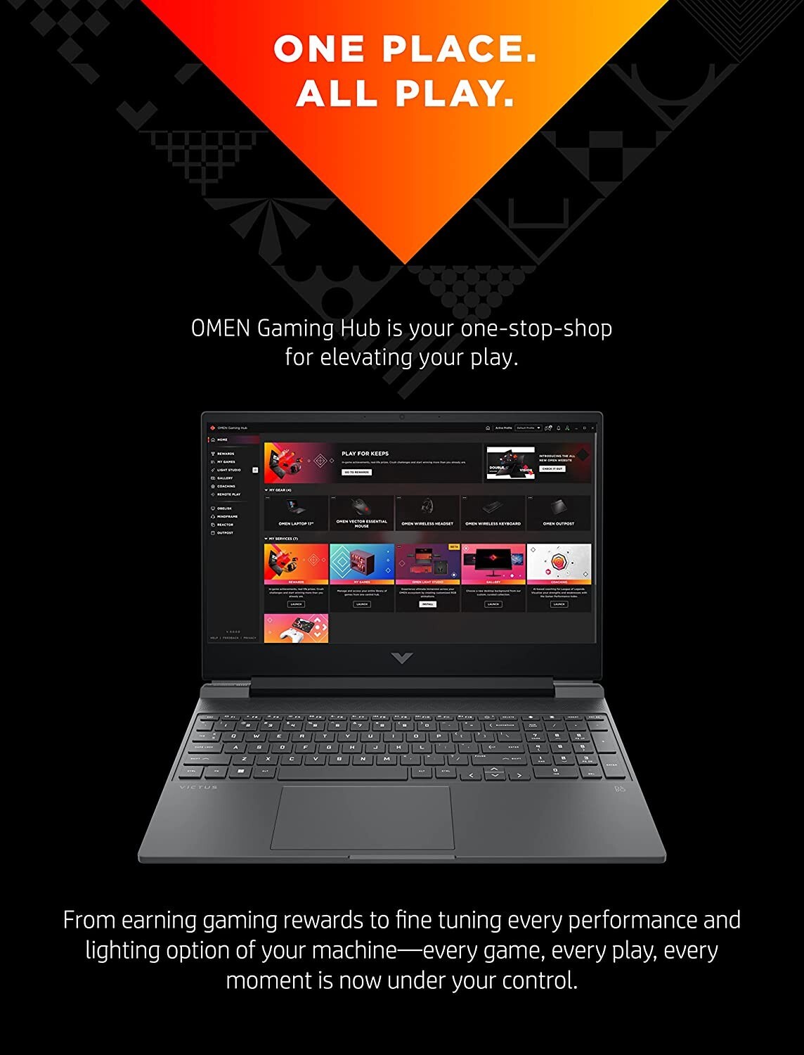 HP Victus 15.6 FHD Gaming Laptop i5-12500H 8GB 512GB RTX 3050 Backlit KB