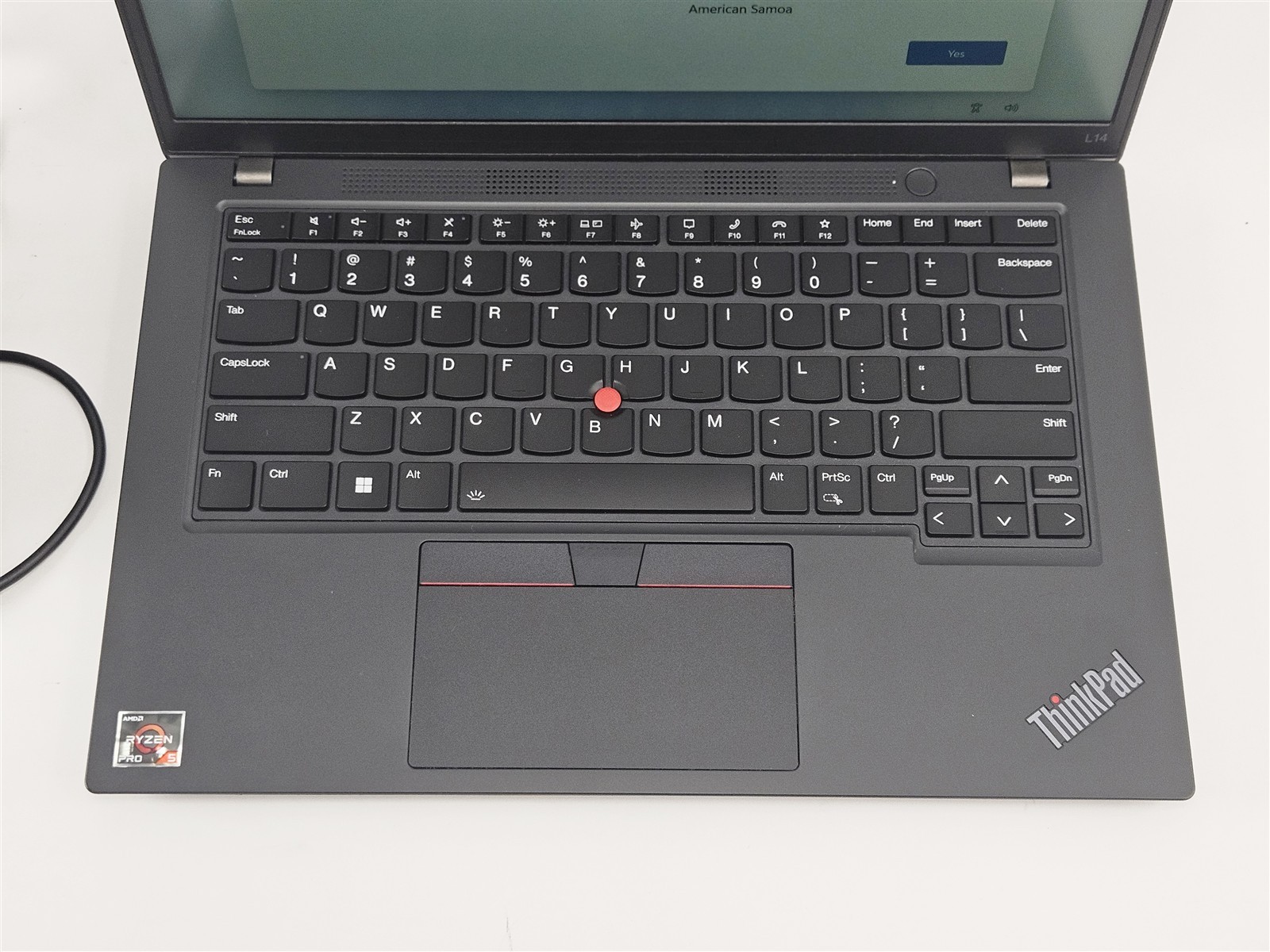 Lenovo ThinkPad L14 Gen 4 14″ Ryzen 5 PRO 7530U 2.0GHz 16GB RAM 256GB SSD Win11