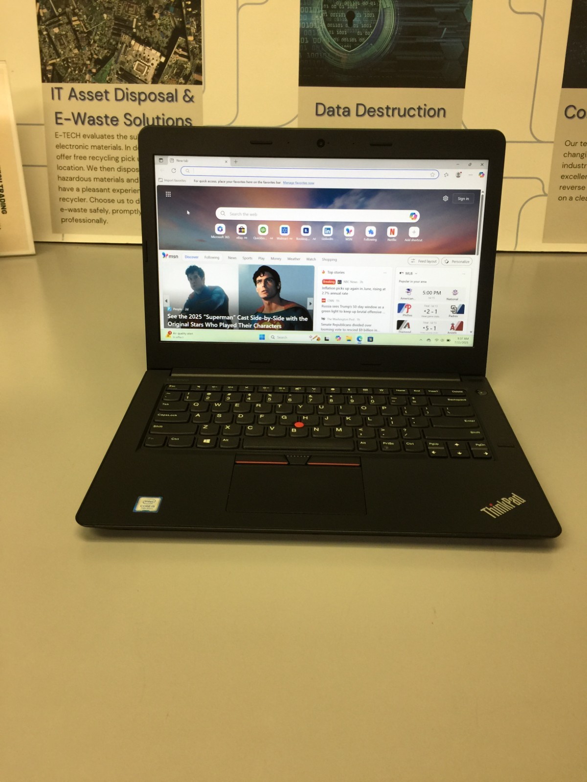LENOVO ThinkPad E470 intel Core i5 7TH GEN 12GB RAM 120 GB SSD