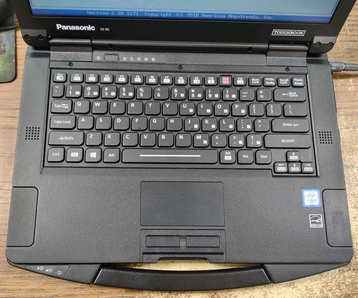 Panasonic ToughBook FZ-55 W/ i5-8365U, 16GB RAM, NO HDD OR HDD COVER. NON TOUCH
