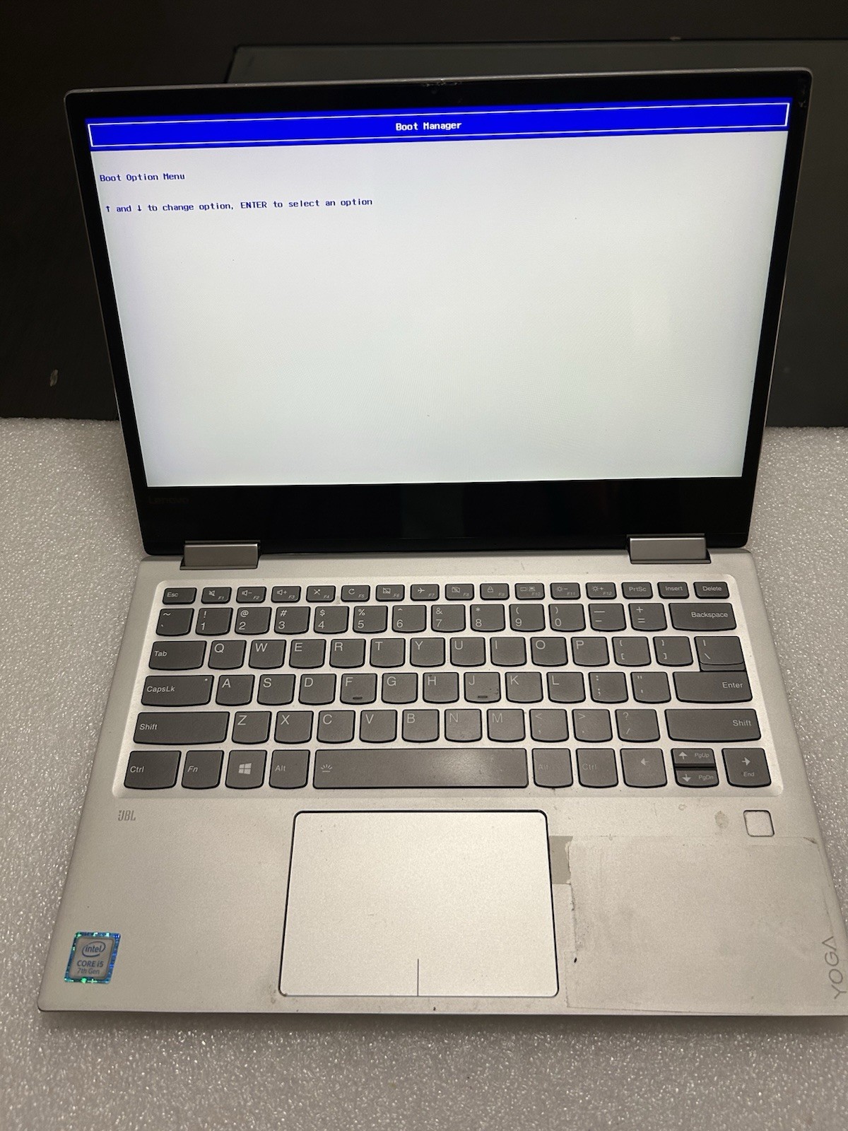 Lenovo Yoga 720-13IKB 13.3″ Intel i5 Silver Laptop No SSD No OS Powers On