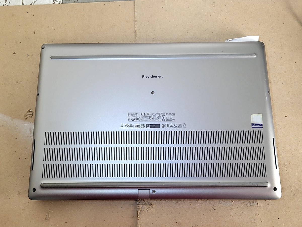 DELL PRECISION 7550 P93F 15.6″ Laptop Core I7-10750H 8GB 512GB SEE NOTES
