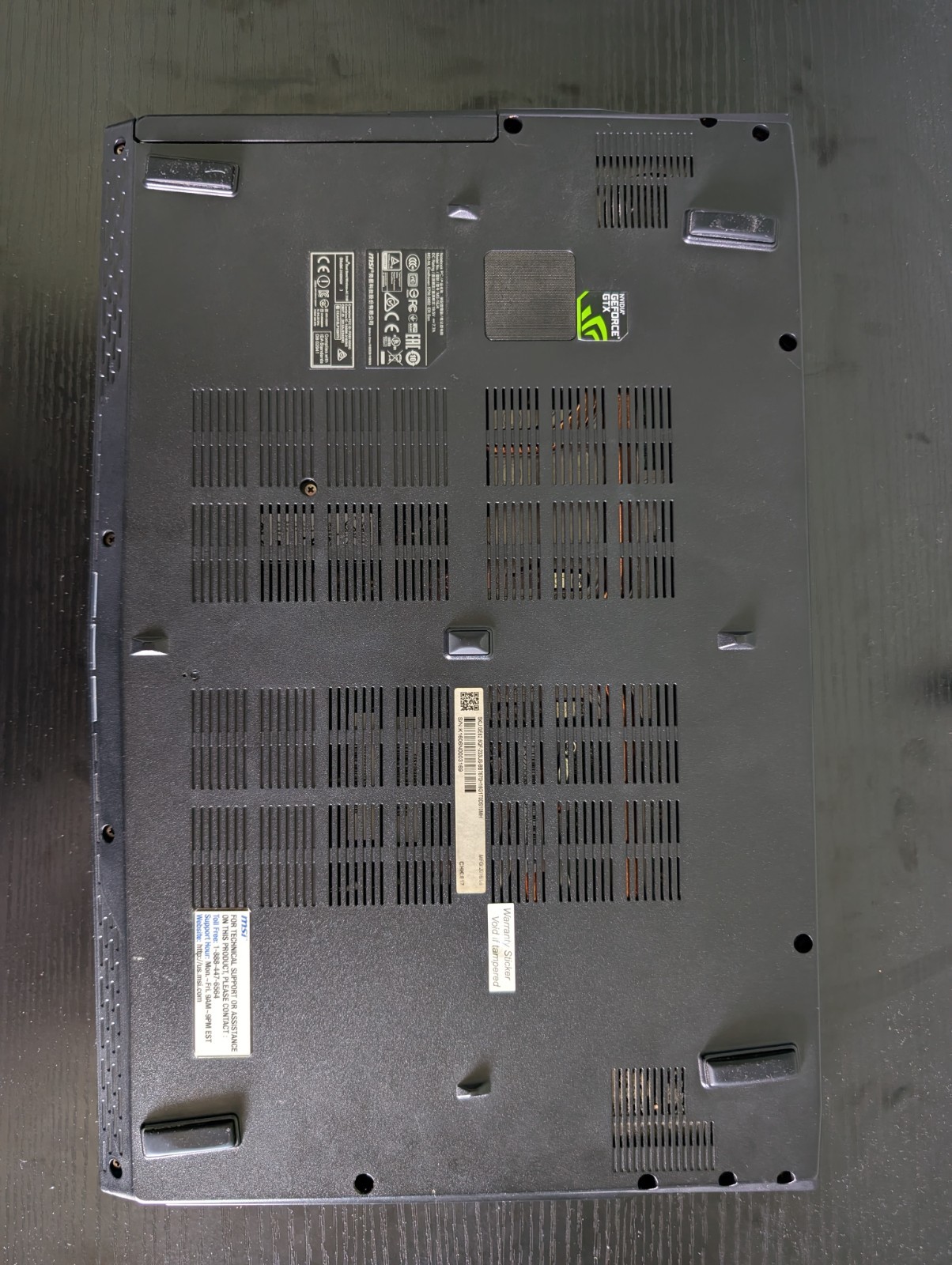 MSI GE62 6QD Apache Pro 15.6″ Intel i7-6700HQ 2.6GHz 16GB RAM 1TB GTX 960M