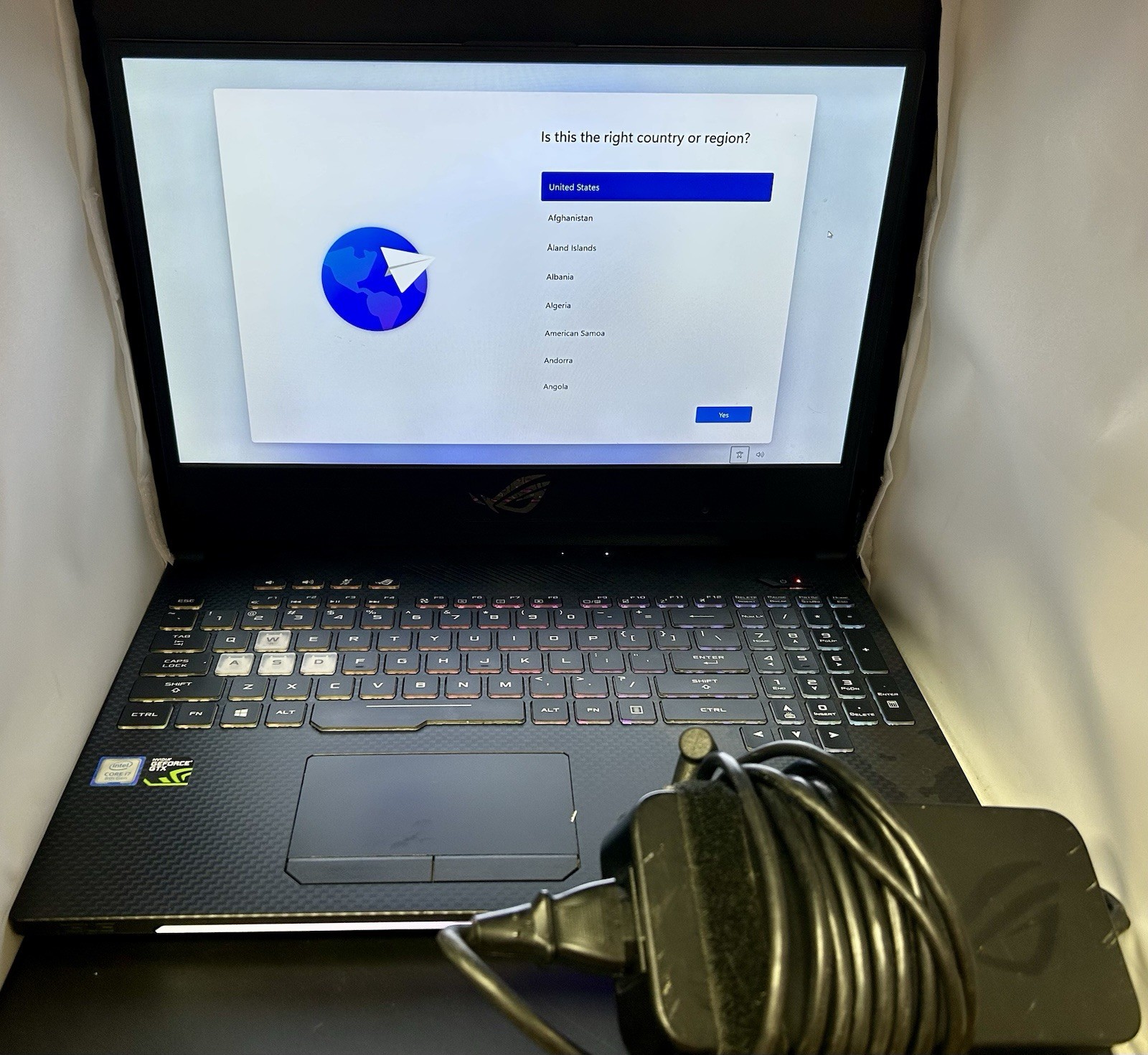 ASUS Gamer Nation GL504G Notebook PC 475GB 32GB RAM i7-8750H 2.20GHz Windows 11