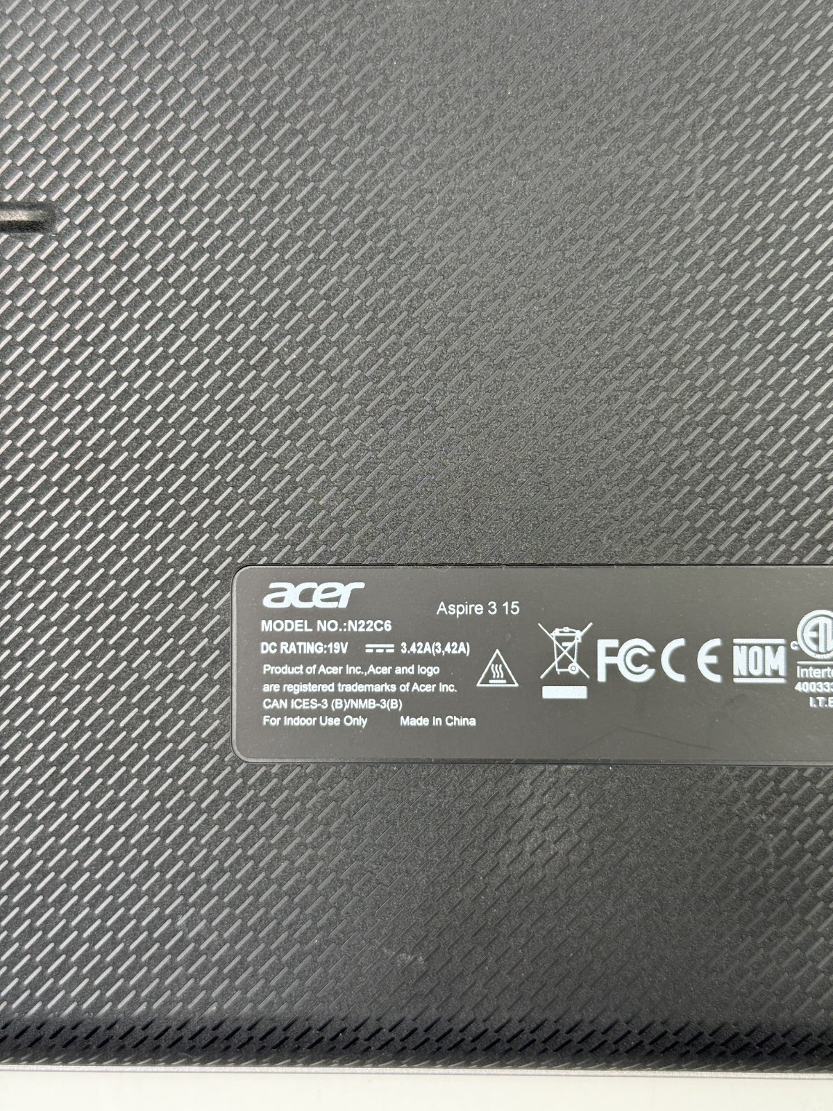 Acer Aspire 3 A315-44P 15.6″ Ryzen 7 5700U 1.8GHz 16GB RAM 500GB HDD