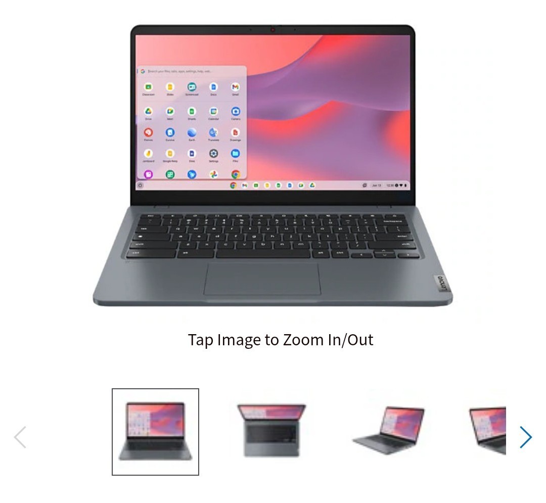 Lenovo 14e Chromebook Gen 3 – 14″ – Intel Serie N – N100 – 4 GB de RAM – 32 GB