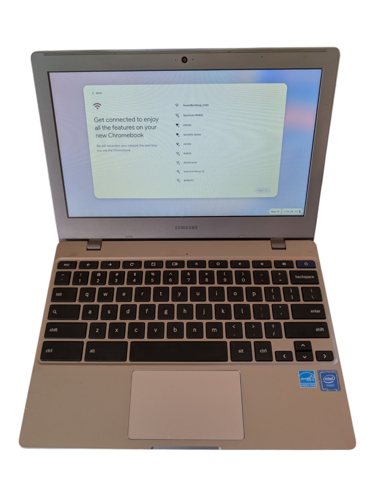 SAMSUNG XE310XBA Chromebook 4 11.6″ Intel Celeron N4000 4GB RAM 16gb clean GRAY