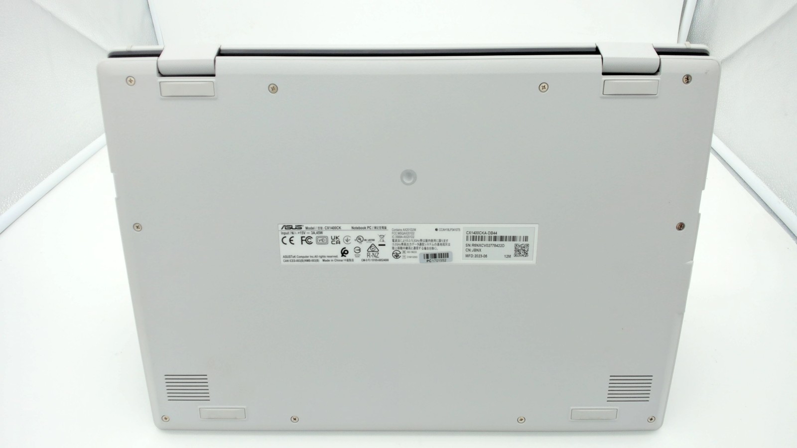 Asus Chromebook CX1 14″ Intel Celeron N4500 4GB 64GB CX1400CKA-DB44 PC1701552