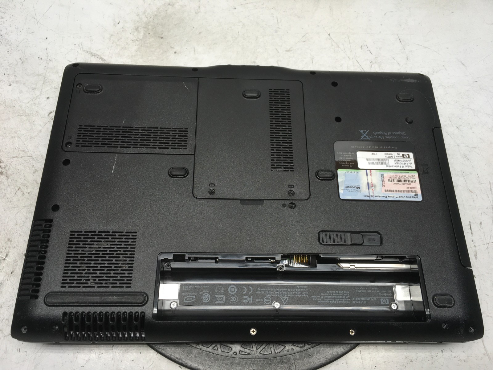 HP Pavilion DV6607NR AMD Athlon 64 X2 TK-53 1700MHz 1 GB NO HDD