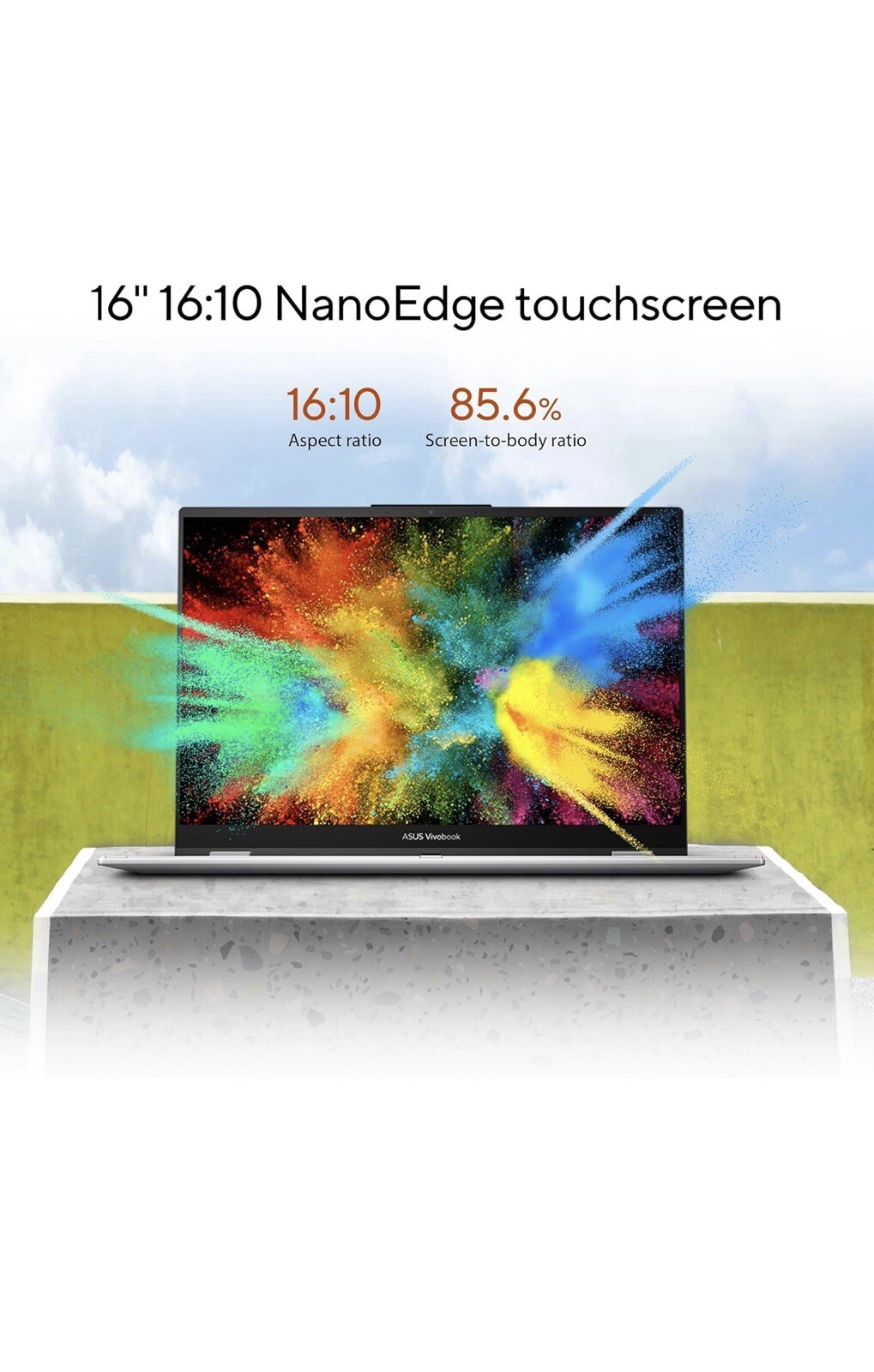 NEW ASUS Vivobook S 16 Flip 2-in-1 16″ Laptop Tablet Ryzen 7 16GB TN3604YA-AS76