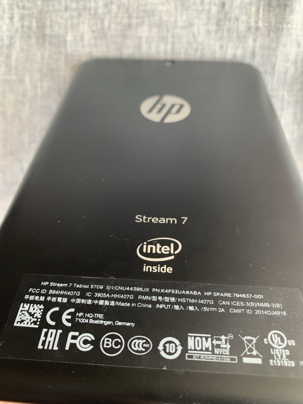 HP Stream 7 Tablet 5709 Quad Core Windows TESTED Works No Issues!!