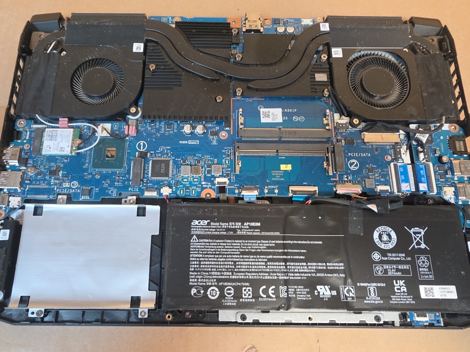 Acer Nitro 5 Gaming laptop RTX 3050 Intel i5 10300h 144hz screen – PARTS /REPAIR