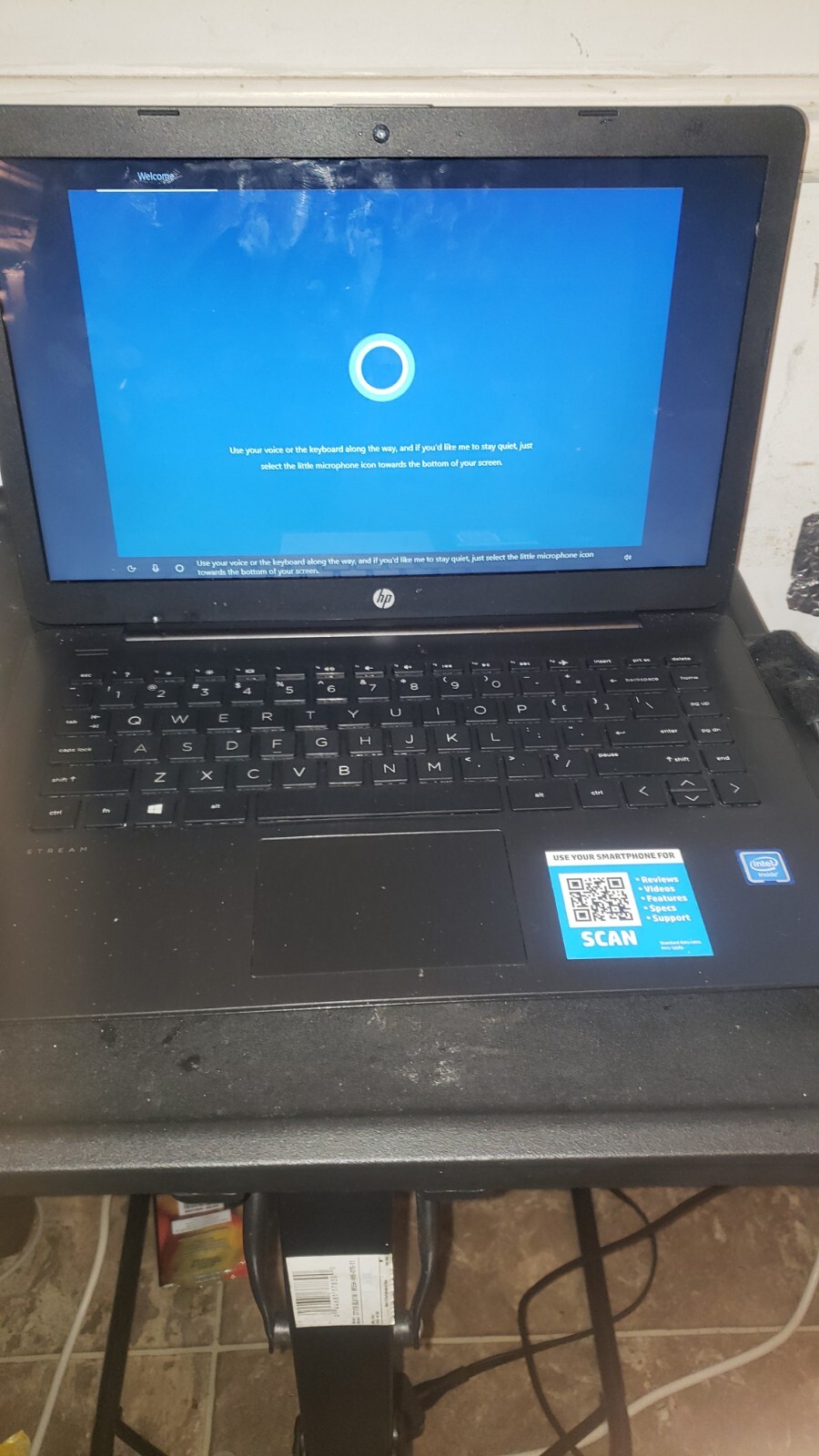 HP Stream Series 14-cb172wm 14″ Celeron(R) N4020 1.1GHz 4GB Ram 64GB SSD