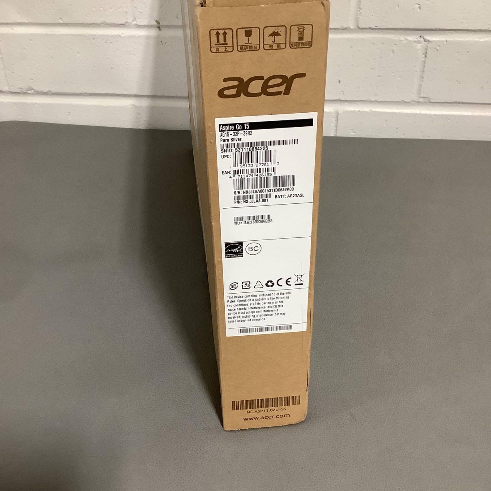 Acer Aspire Go 15 AG15-32P-39R2 Intel Core 3 N355 8GB RAM 128GB SSD-Pure Silver