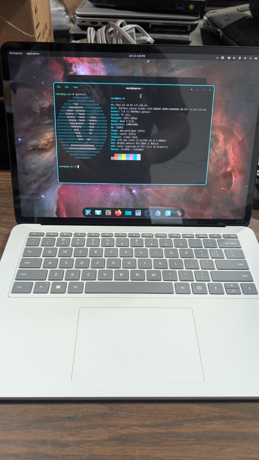 Microsoft Surface Studio| Intel i7-11370H| 32GB RAM| 1TB SSD| Nvidia 3050Ti