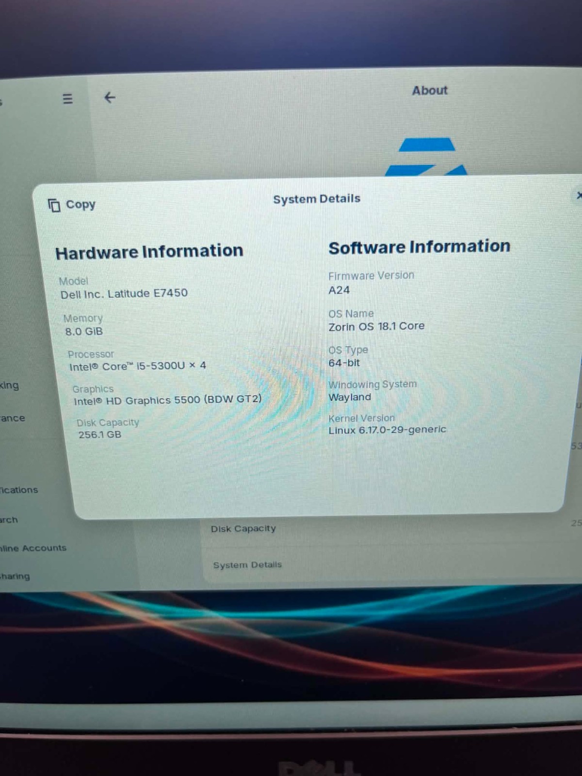 Dell Latitude |Linux Zorin |i5-5300U| 8GB|256GB SSD|Backlit Keys| 1 YR WARRANTY
