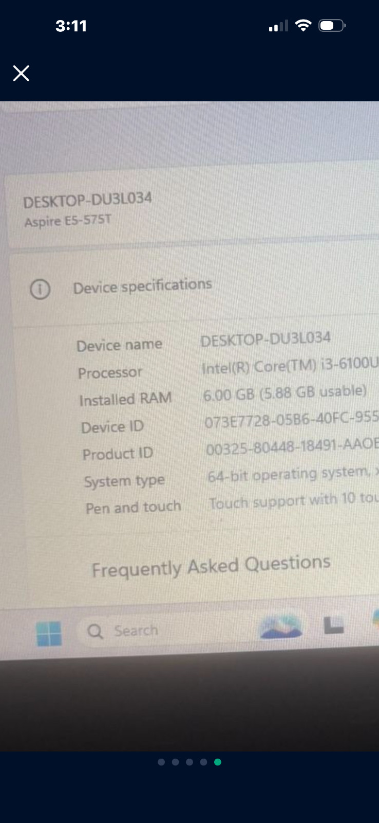 acer-aspire e5 575t touch screen laptop