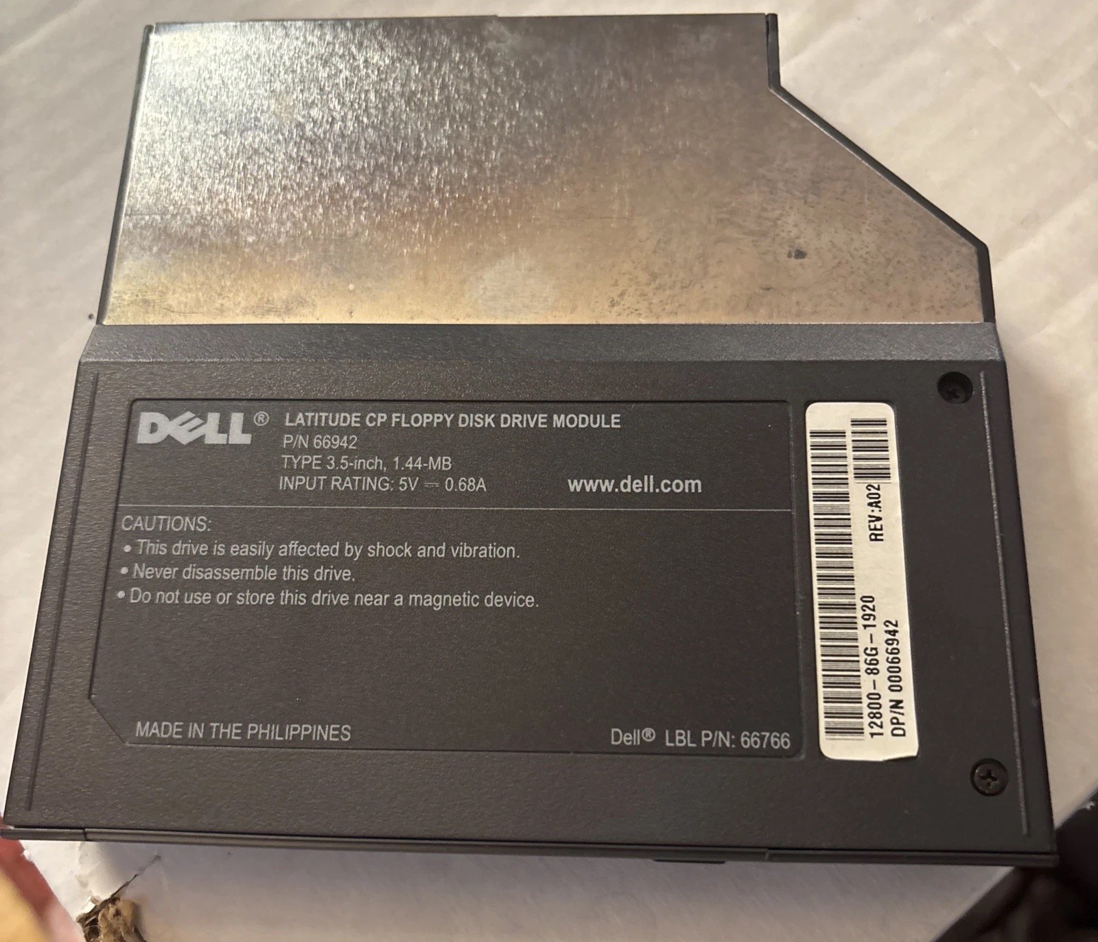 Dell Latitude D810 Laptop With Floppy Disk Module