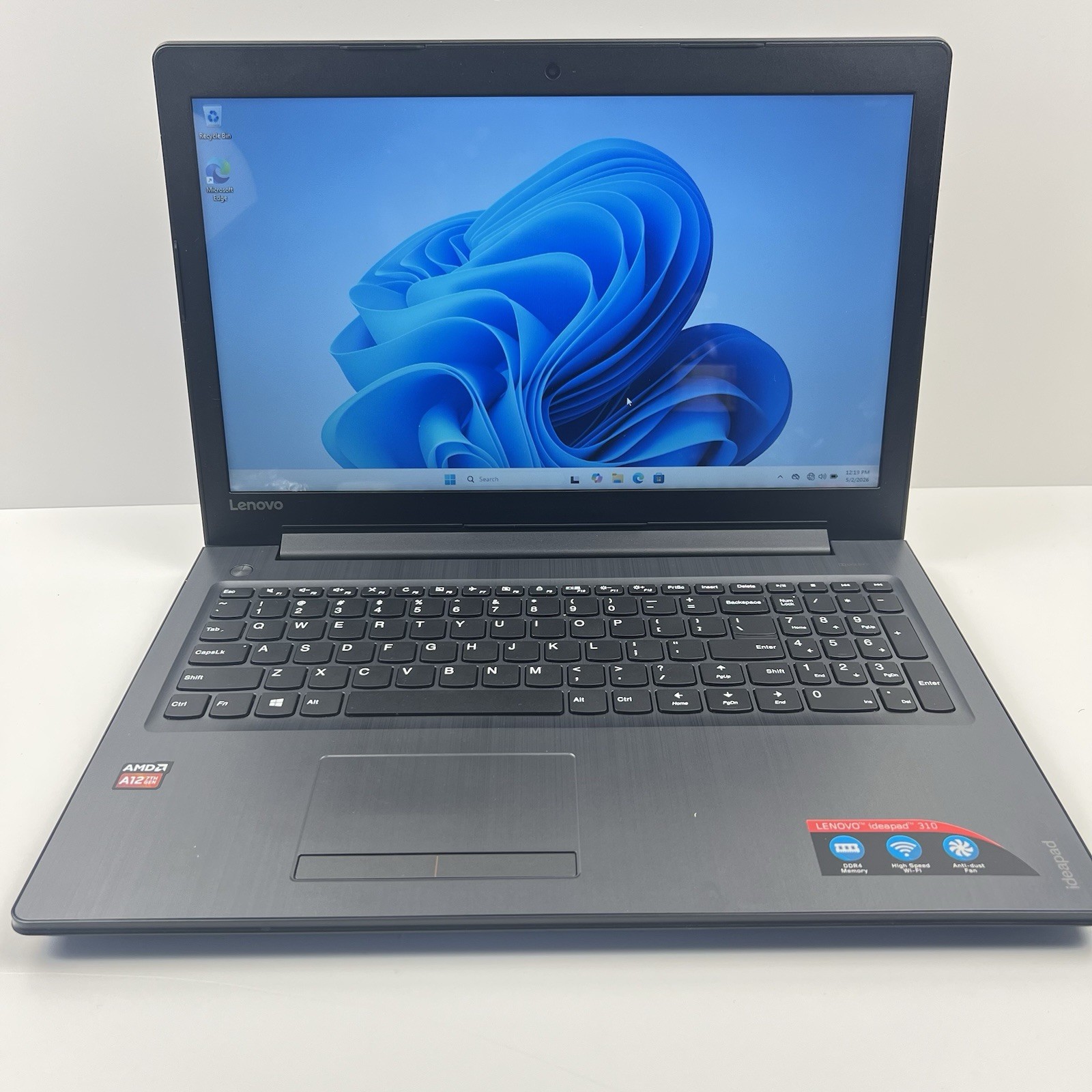 Lenovo Ideapad 310-15ABR 15.6″ AMD A12-9700P Radeon R7 4GB RAM 1 TB HDD Win 11P