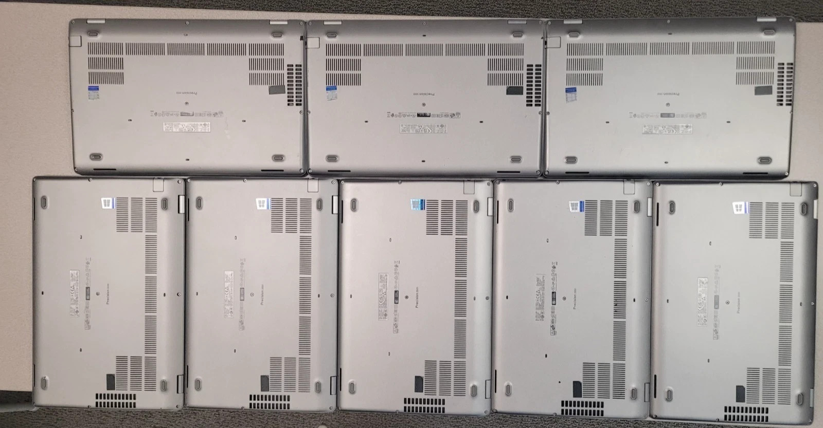 Dell Precision 3551 laptop lot (8 units)