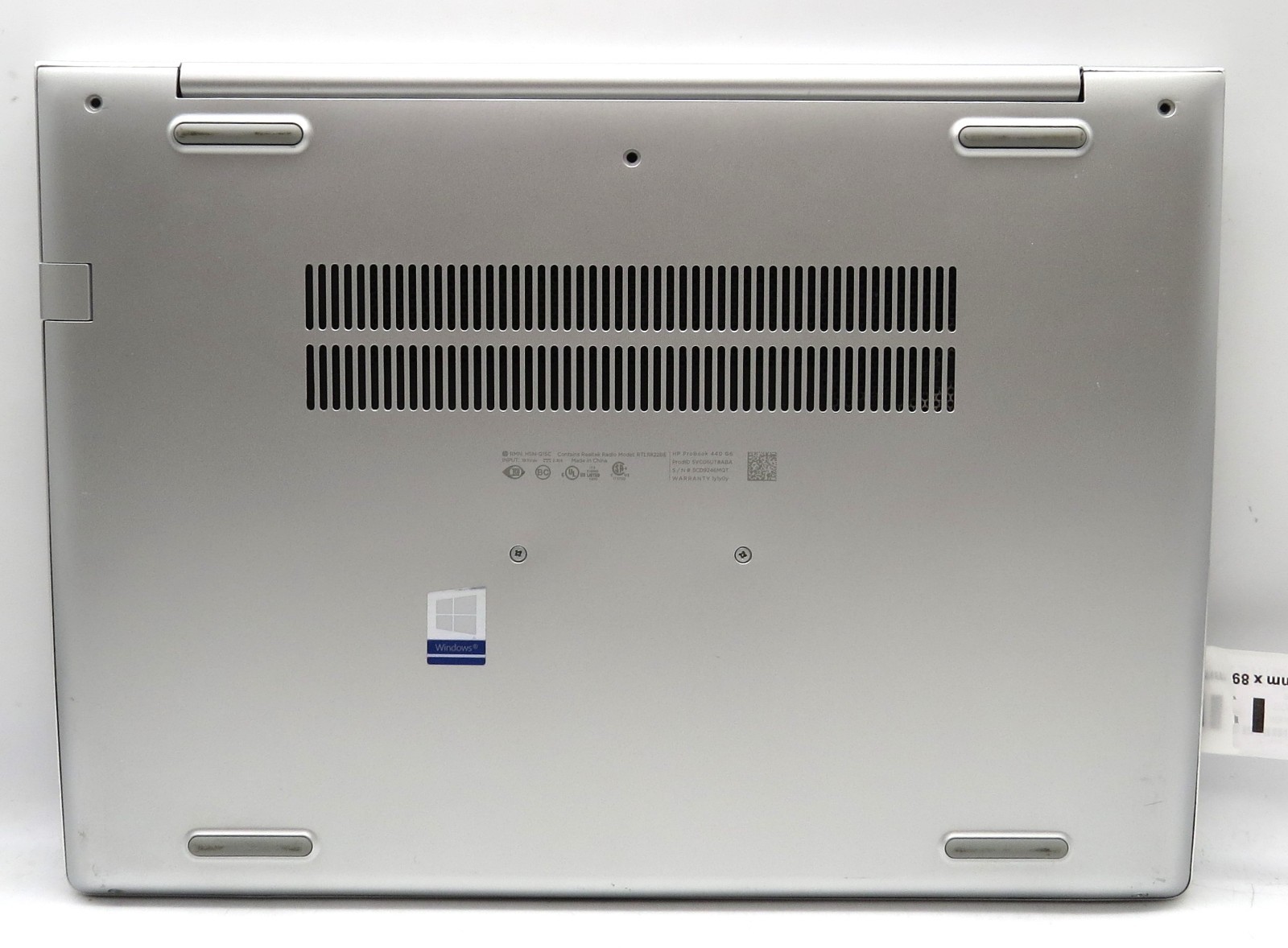 HP ProBook 440 G6/i5-8265U @ 1.60GHz/8GB RAM/No SSD/No OS *READ*